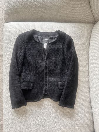 Chanel little black jacket xs