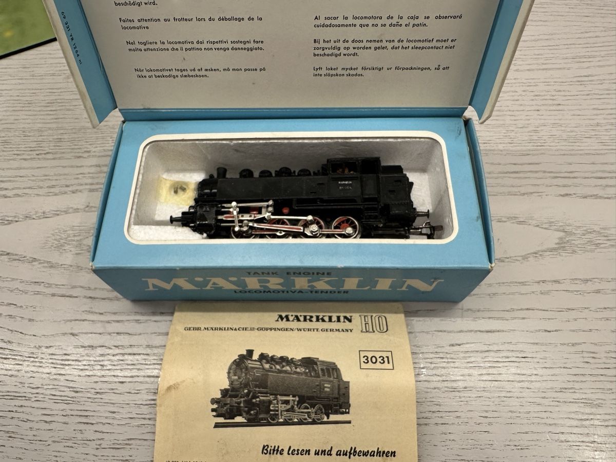 Märklin Modellini di ferrovie: Märklin 3031 DB BR 81 TELEX – Usato da Lupsingen venduto da New-Haven 7
