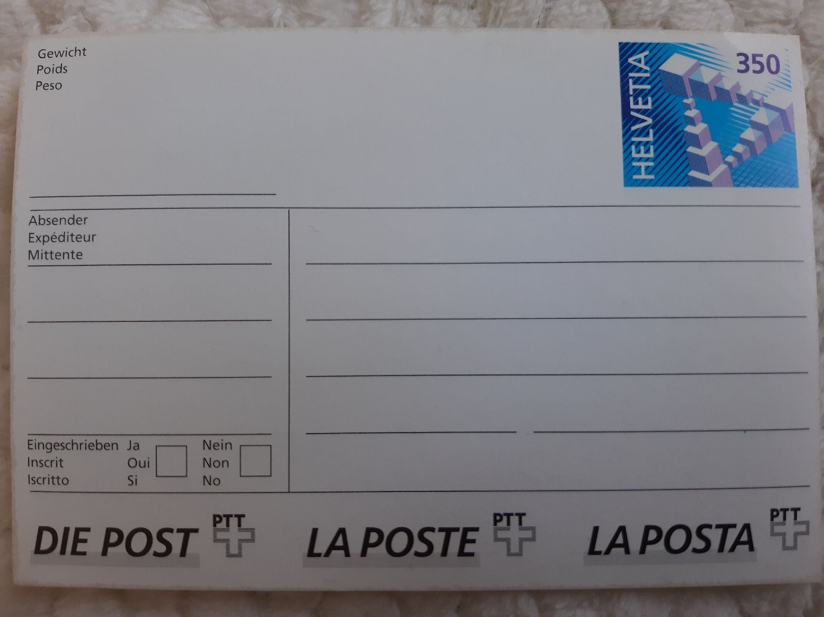 Tutti i francobolli: Paketetiketten vorfrankiert – Nuovo (secondo la descrizione) da Wildhaus venduto da Bpurple 1