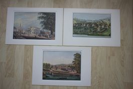 Alte Zürcher Ansichten 3 Bilder