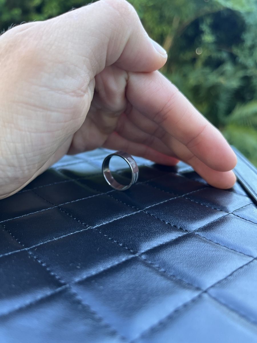 Bagues: Ring aus Edelstahl Silberfarben Grösse 18mm Modeschmuck – Neuf (Voir description) à Tägerwilen par Alexander716 1