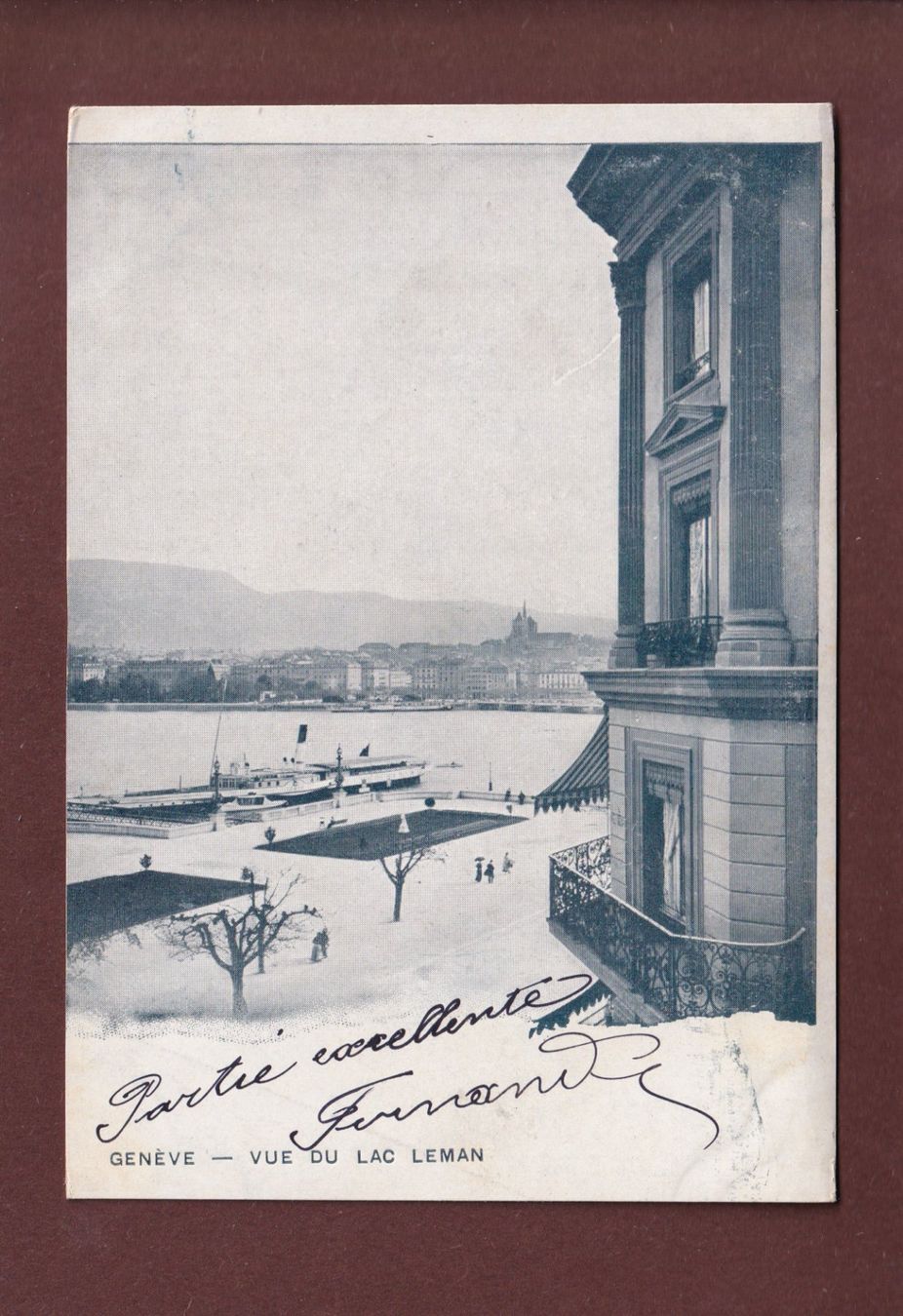 Cartoline postali: GENEVE - Rade – Usato da Pully venduto da nicecards
