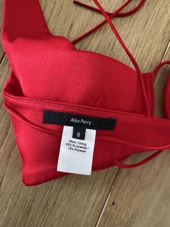 New - Alex Perry red bustier, size 8, Perfect for a party!