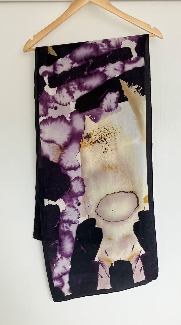 Foulard & Sciarpe: Jammers & Leufgen Seide Schal – Usato da Unterägeri venduto da Jutka_04 1