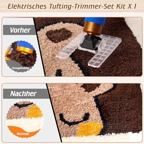 Tutte le macchine: Tufting Gun Starter Kit with 75cm Wooden Frame Complete – Nuovo e nell'imballaggio originale da Hundwil venduto da pak_b5sl 5