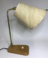 Tischlampe mit 2 Gelenken Tütenlampenschirm