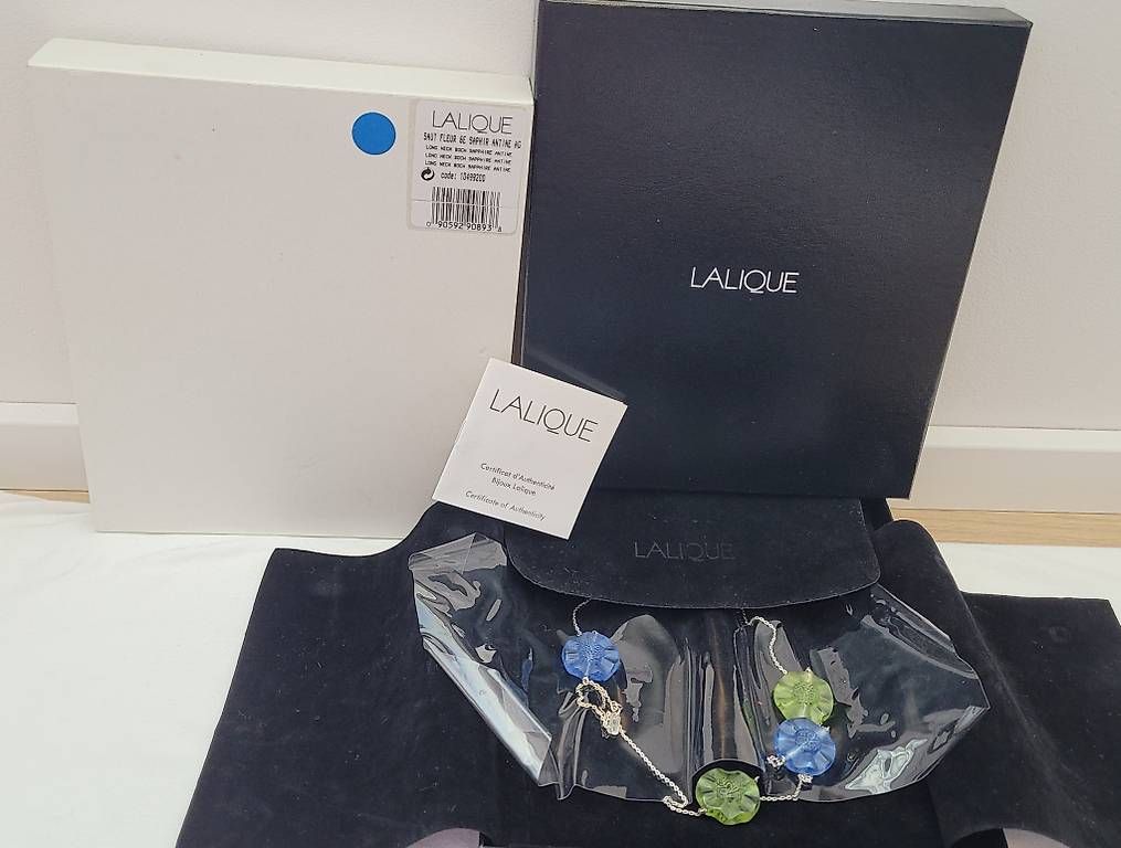 Lalique Catenine: Lalique Saut Fleur 6E Saphir Antine AG – Nuovo (secondo la descrizione) da Neuhausen venduto da mar_ryh8 1