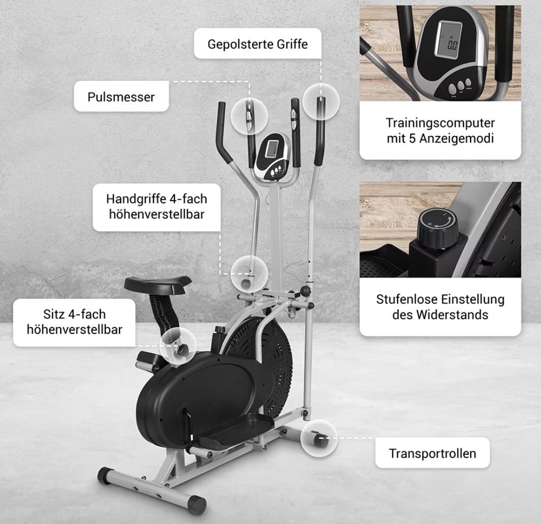 Hometrainer: Gorilla Sports Crosstrainer – Usato da Luzern venduto da ves_yg8z 2
