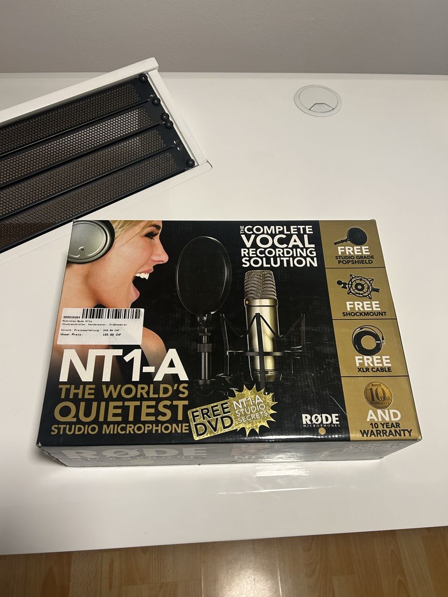 Røde Microfoni: Rode NT1-A Komplettset + Steinberg Interface CI1 – Usato da Winterthur venduto da urt_qtn5