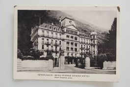 AK Interlaken - Beau-Rivage Grand Hotel 1930