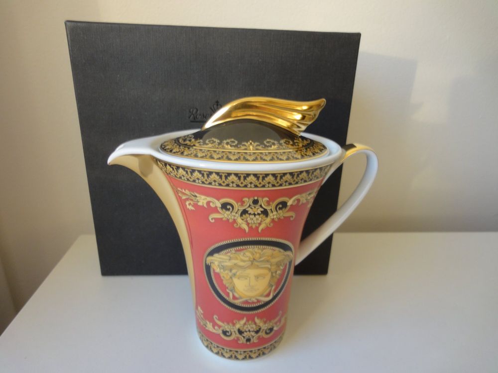 Rosenthal Lotus weiß Milchkännchen/Zuckerdose -Vitrinenzustand- in