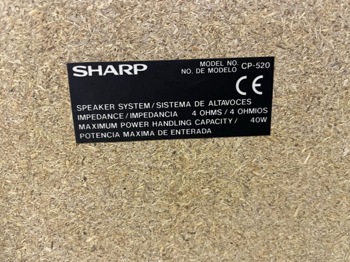 Sharp Lautsprecher: Lautsprecherboxen von SHARP – Gebraucht aus Eiken von garanoiri 4