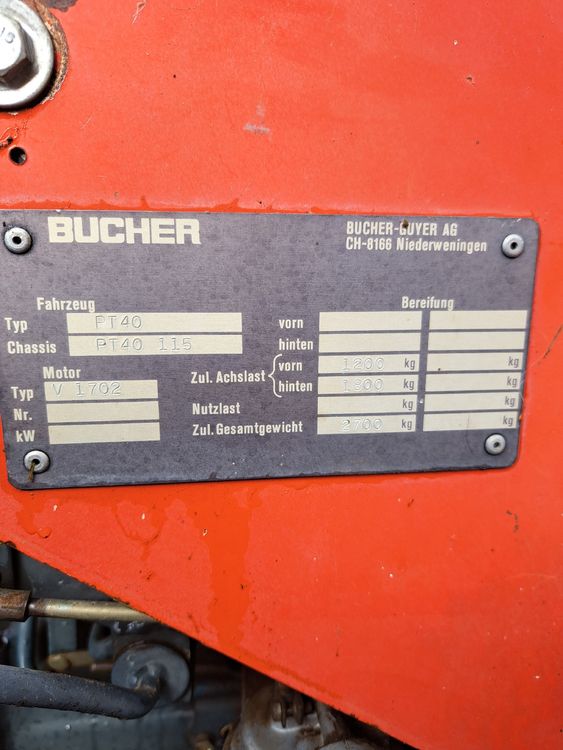 Bucher Polytrac 40 zu verkaufen (Gebraucht) in Ibach für CHF 4260 – nur ...