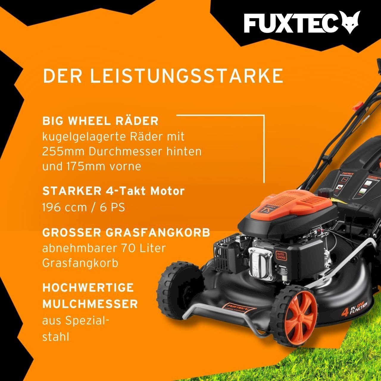 Rasenmäher: FUXTEC FX-RM5396eSPRO Benzin Rasenmäher – Neu und originalverpackt aus Bottighofen von zaap 4