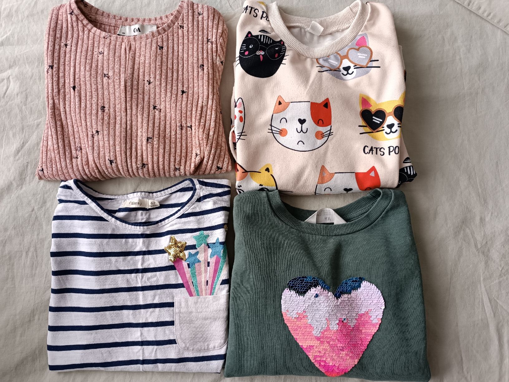 H&M Pulls et sweat-shirts: Pullover Mädchen Gr 116-122 – D'occasion à Binz par julijuli