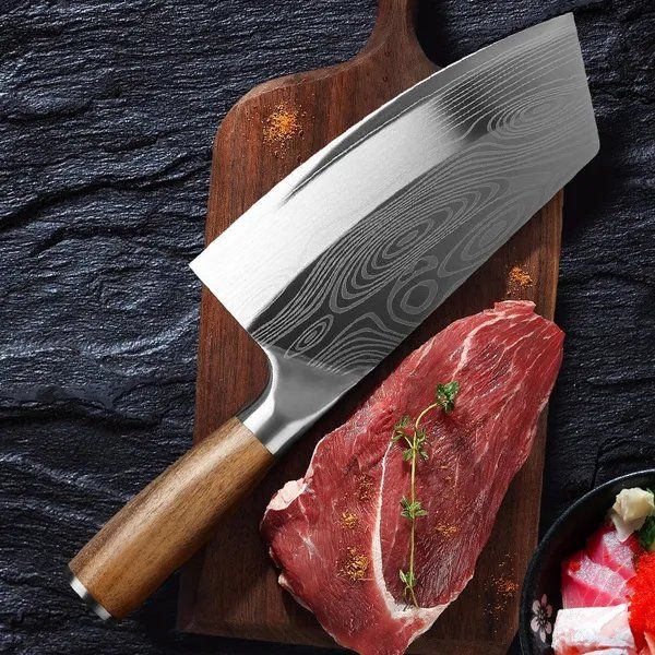 Küchenmesser: Japanisches Edelstahl Küchenmesser 32cm – Neu und originalverpackt aus Mörschwil von