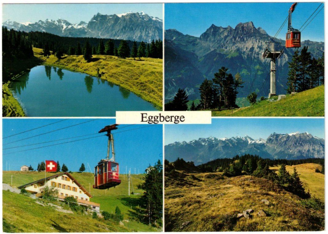 Cartoline postali: Altdorf - 4 Bild AK Eggberge – Usato da Binningen venduto da Mountainrider