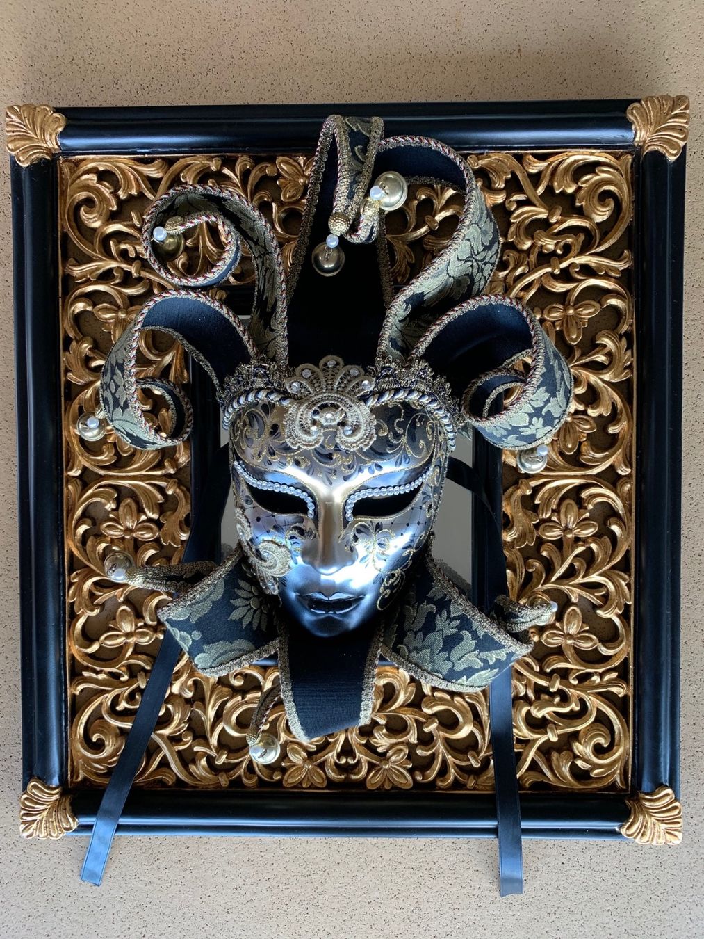 Maschere: Masque de Venise dans cadre – Usato da St-Gingolph venduto da GoldenKeys