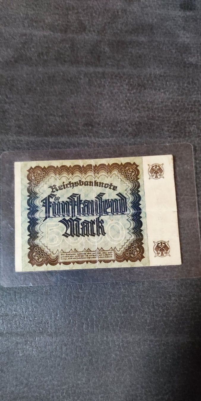 Banknoten: Fünftausend Mark – Gebraucht aus Othmarsingen von HBN 1