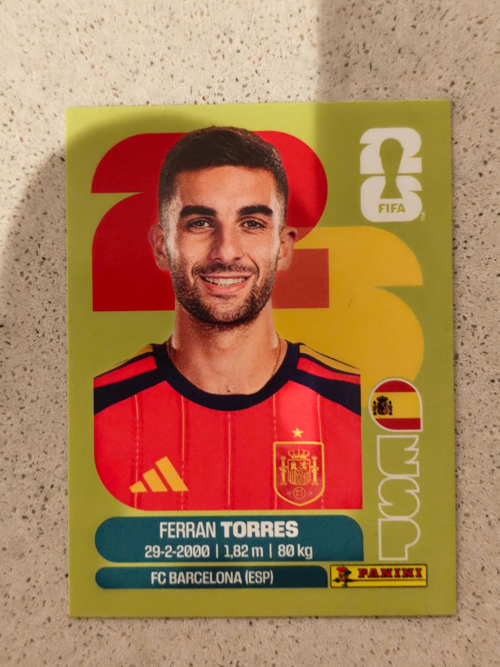 Panini Carte collezionabili: Panini Sticker WM 2026: Ferran Torres ESP 18 – Nuovo (secondo la descrizione) da Zofingen venduto da Mak2