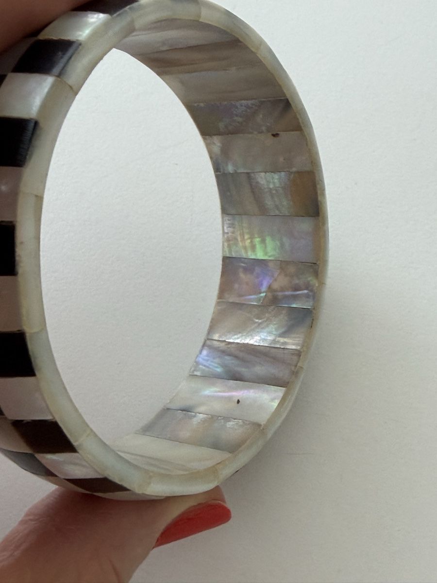 Bracelets: Armreif Schachbrettmuster Perlmutt .  – D'occasion à Winterthur par tat_ky5h 2