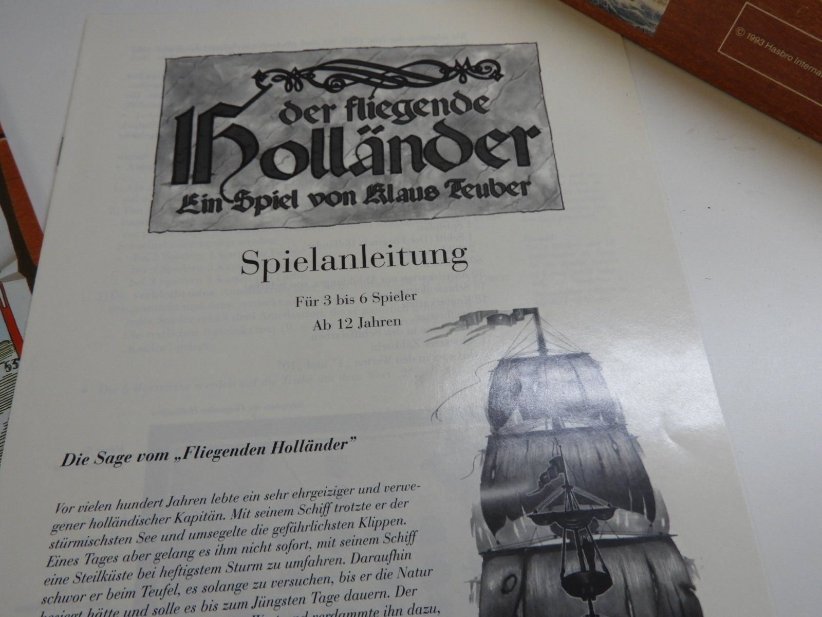 Parker Spiele: Der fliegende Holländer Spiel Neuwertig – Gebraucht aus Bazenheid von derdelorean01 4