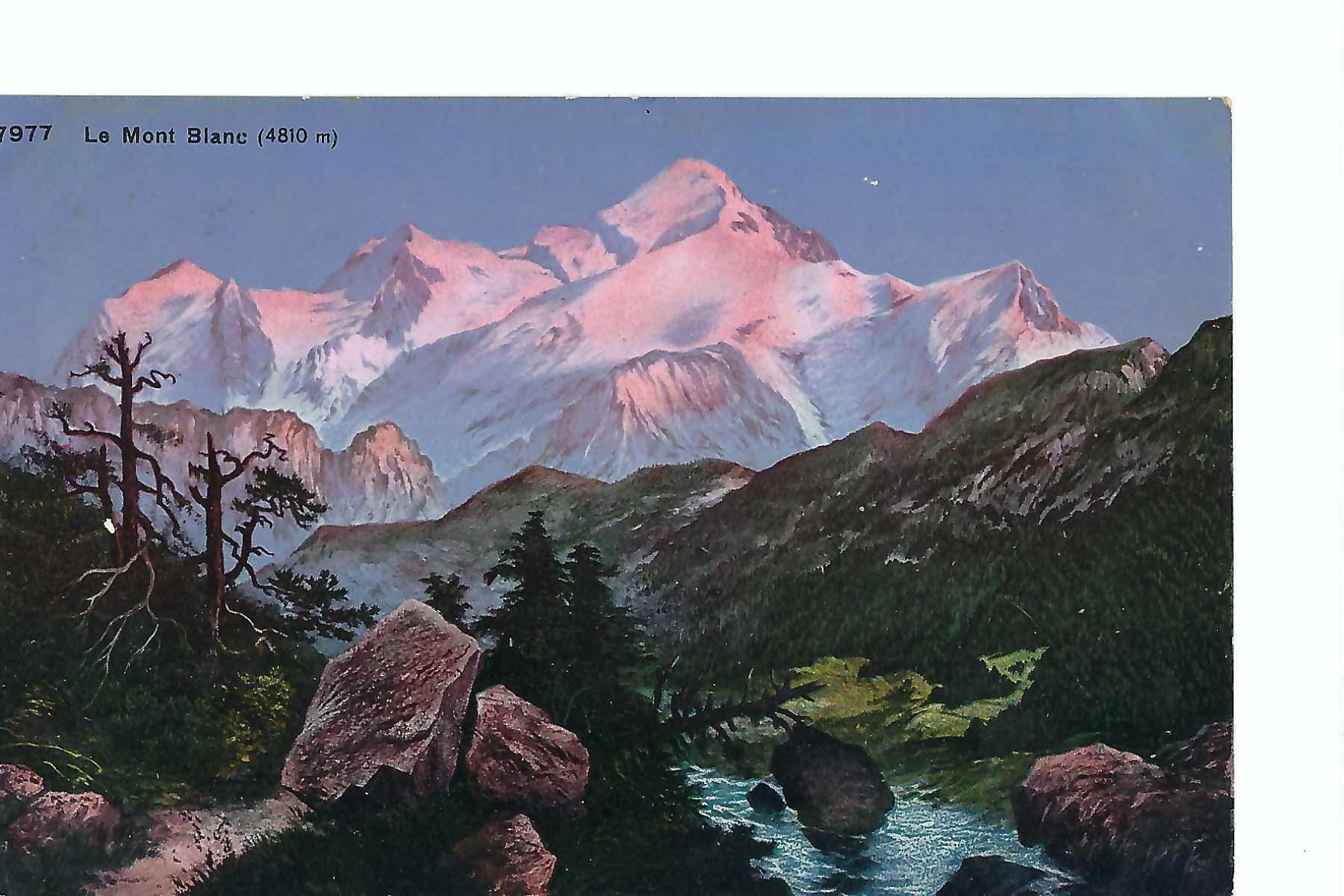 Cartoline postali: Le Mont Blanc 4810 m – Usato da Thun venduto da 44wart