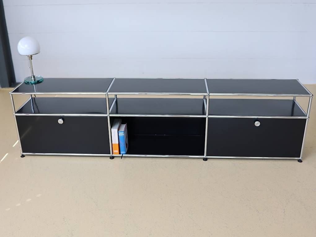 USM Cassettiere: USM Haller Lowboard in Graphitschwarz – Usato da Meinisberg venduto da atelier_TILIJA 5