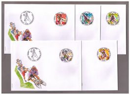 1998_953-957_FDC MARKENHEFT_ET-VO 8.9.98 Bern_portogerecht !