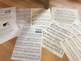Musiknoten Klaviernoten