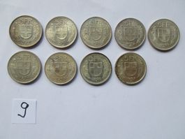 9 Silber 5 Fränkler, 1949 - 1967