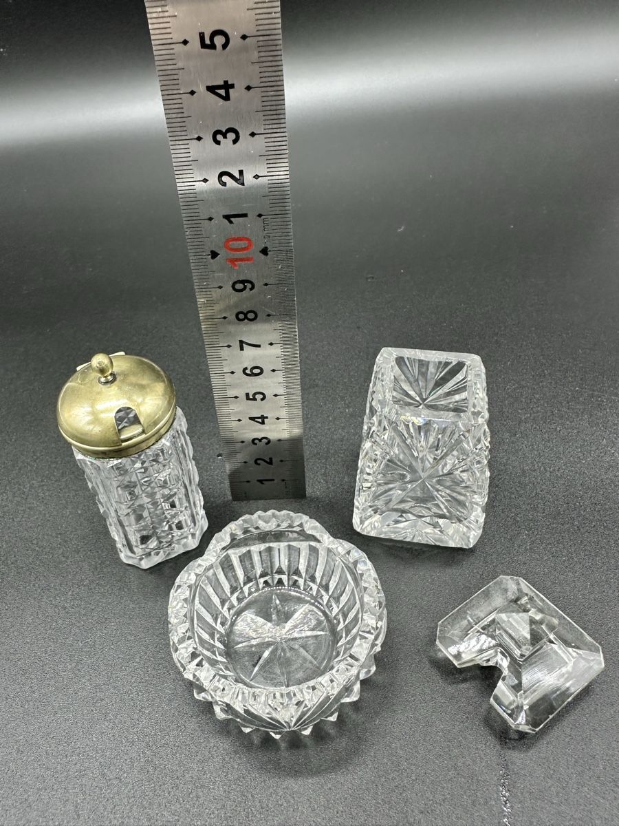 Bicchieri: Vintage Crystal Glassware Collection - 4 Pieces Set – Usato da Villmergen venduto da JacRon 3