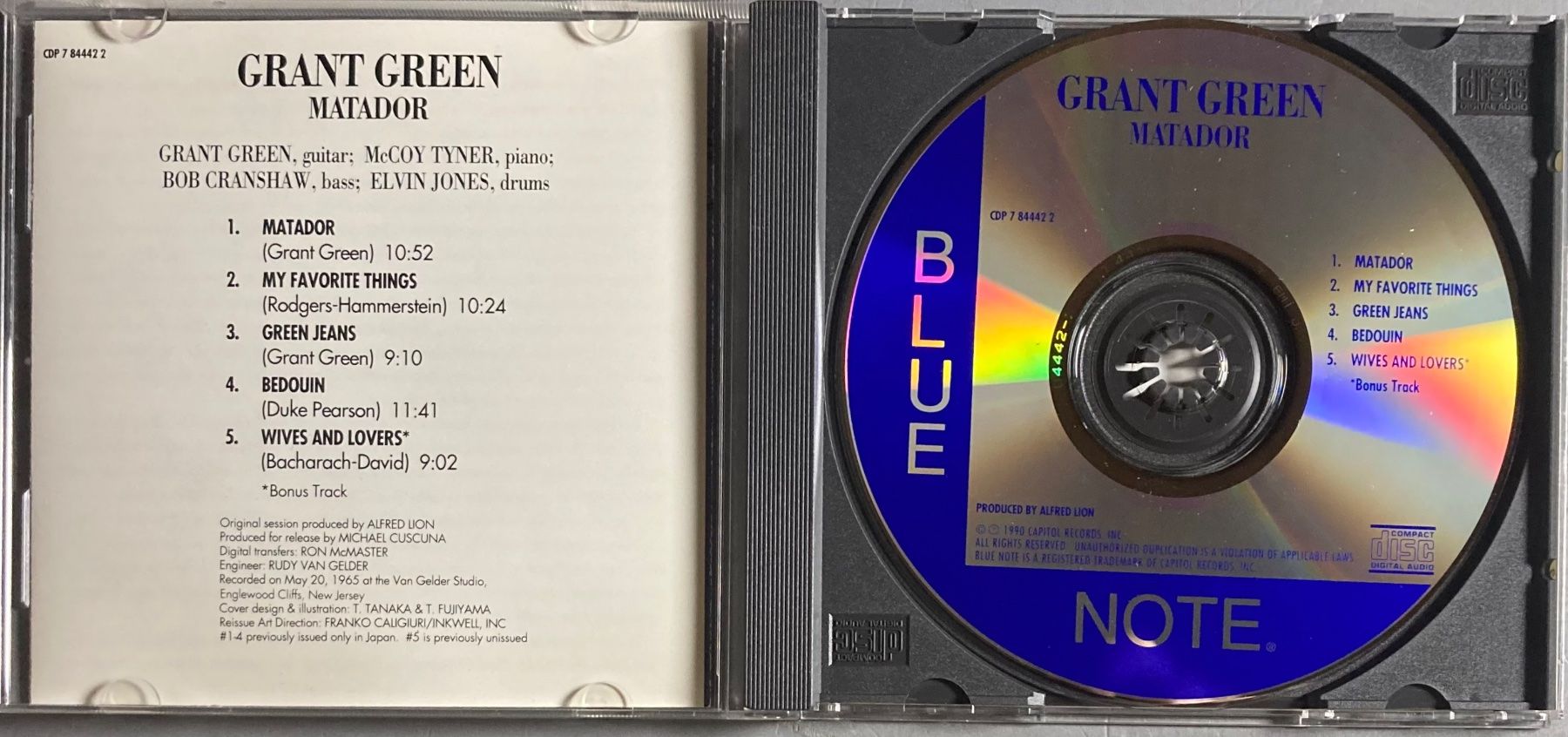 CDs: GRANT GREEN - MATADOR – Gebraucht aus Poliez-Pittet von Newtown-Records 2