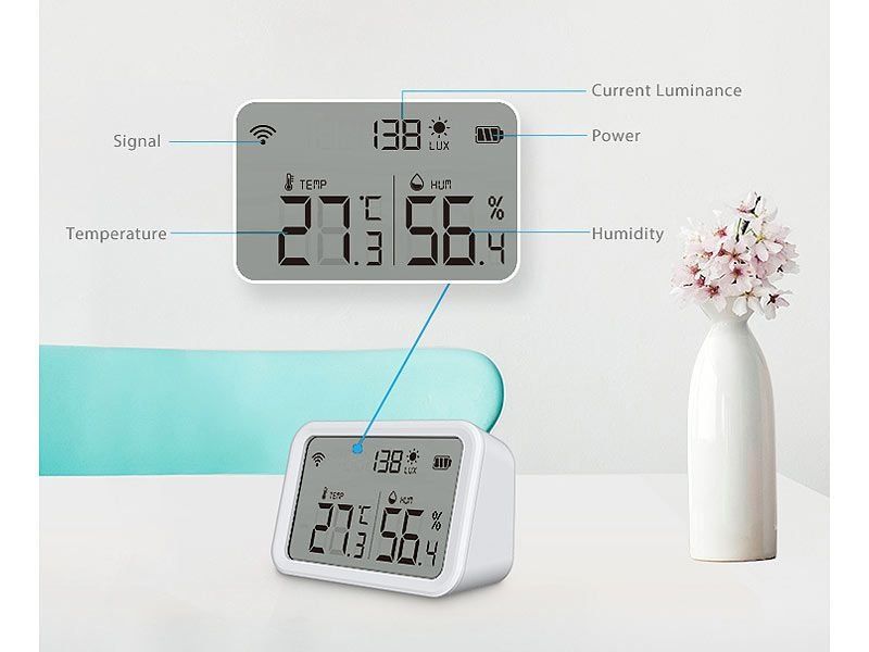 Misurare: 3x WLAN-Sensor für Temperatur, Luftfeuchtigkeit und Helligk. – Nuovo e nell'imballaggio originale da Giubiasco venduto da news-shop 5
