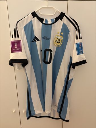 Fussballtrikot Argentinien Messi WM Final WM 2022 