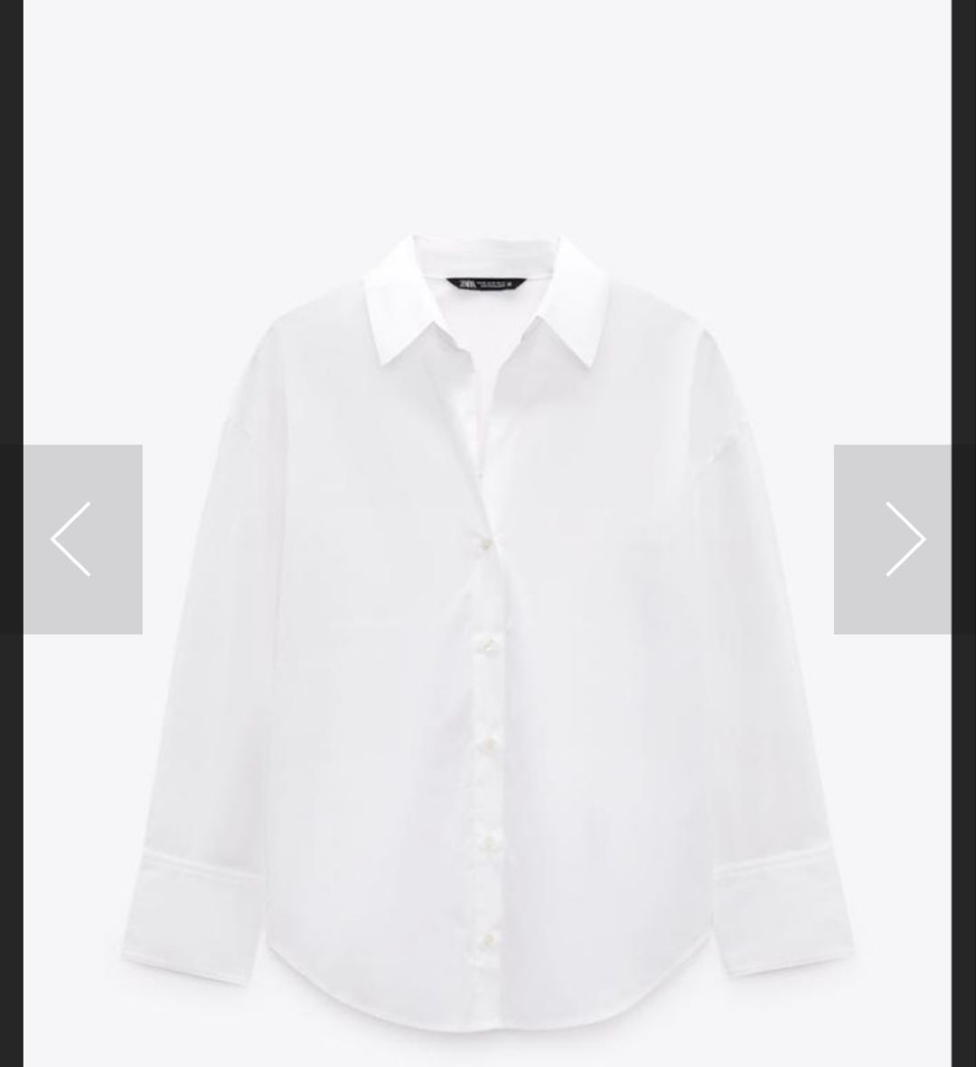 Zara Camicette: ZARA Basic Popelinehemd mit V-Ausschnitt – Nuovo (secondo la descrizione) da Wädenswil venduto da macik 2