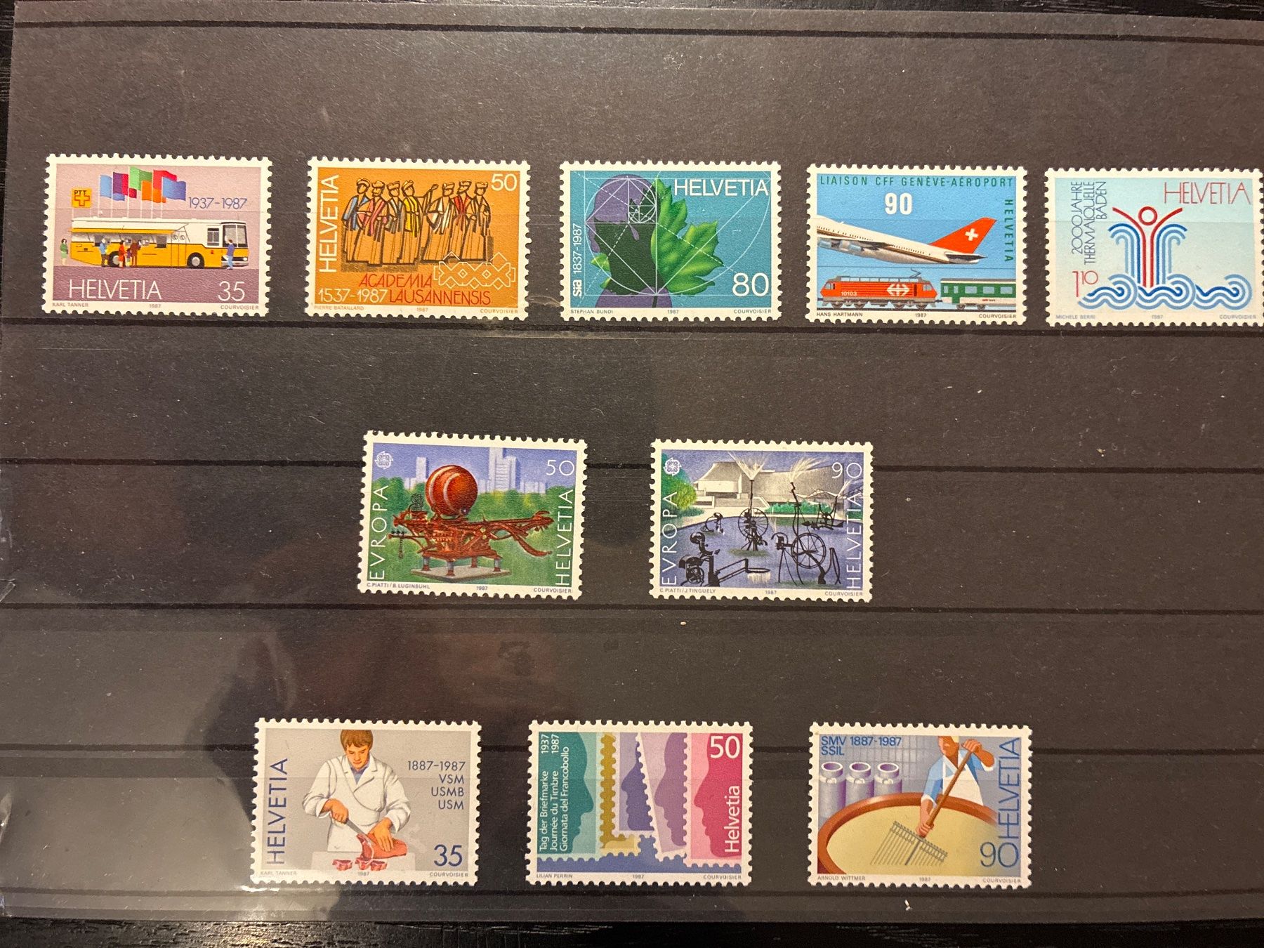 Tutti i francobolli: Briefmarken 1987 frankaturgültig ** – Nuovo (secondo la descrizione) da schafisheim venduto da bru_bkb8