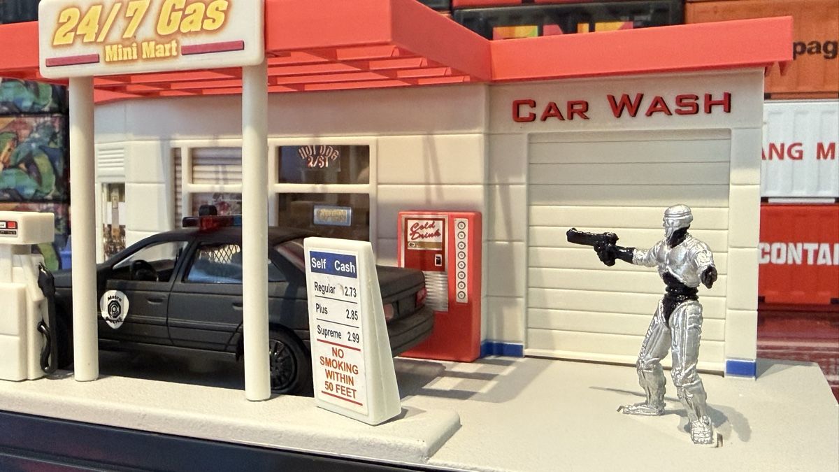 Modellautos: Diorama 24/7 Gas Mini Mart Robocop – Neu (gemäss Beschreibung) aus Basel von Zomeg 4