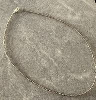 Edelstein Rauchquarz Kette 41 cm