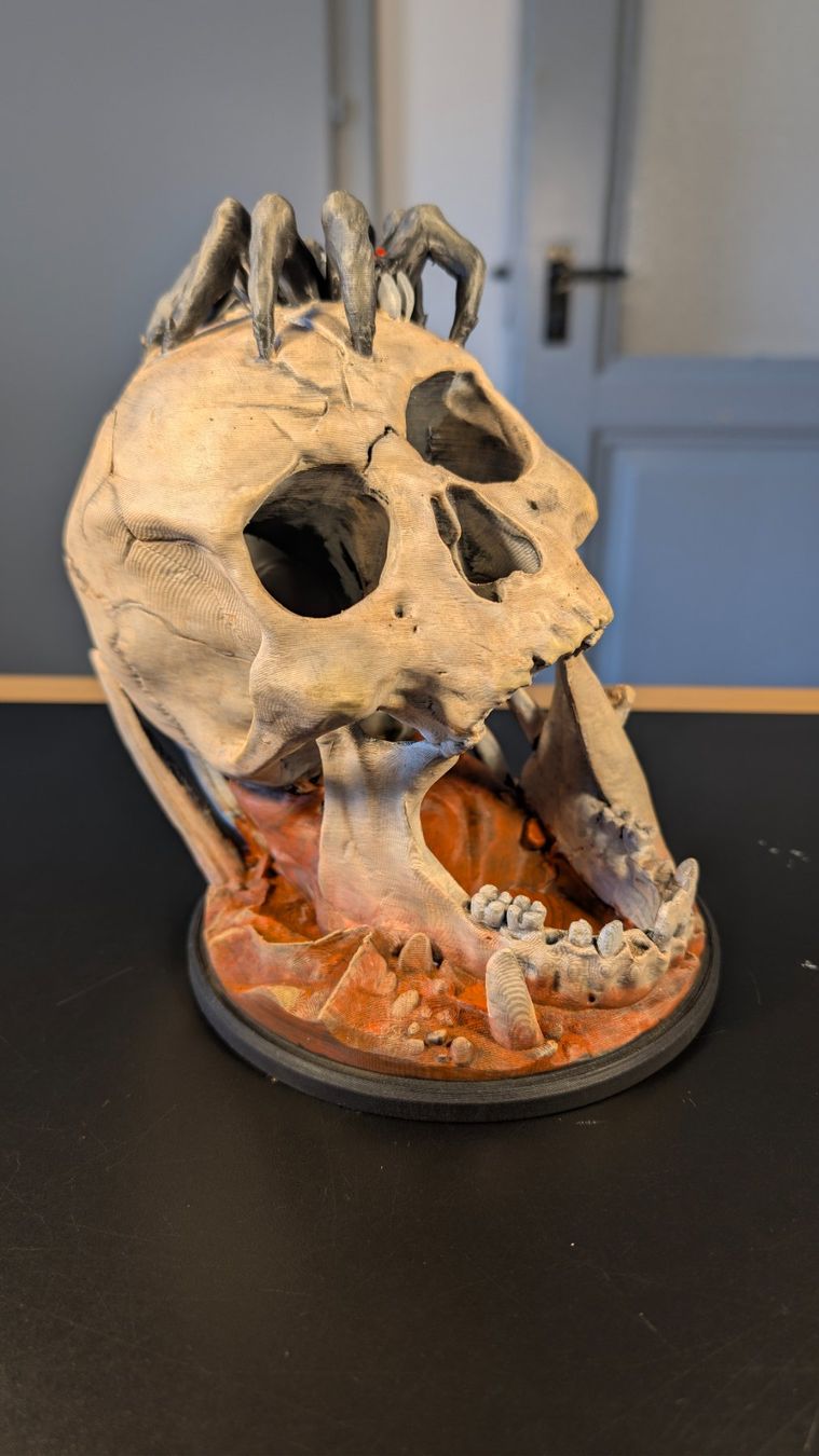 Statuette: Dice Tower Skull 3D – D&D / Warhammer 40K – Nuovo (secondo la descrizione) da Roveredo GR venduto da 3D_ZAGA
