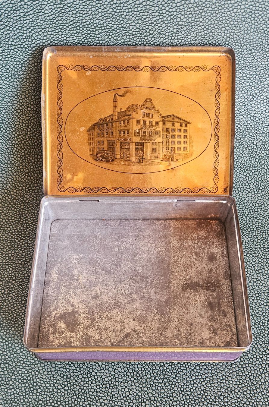 Dosen: Vintage Blechdose MADEHN – Gebraucht aus Tenniken von tententen30 1