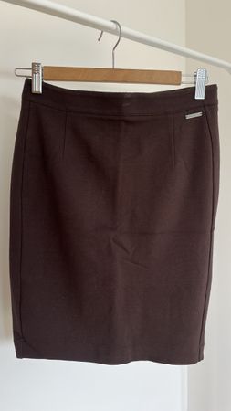 Jupe crayon Conte of Florence marron taille S