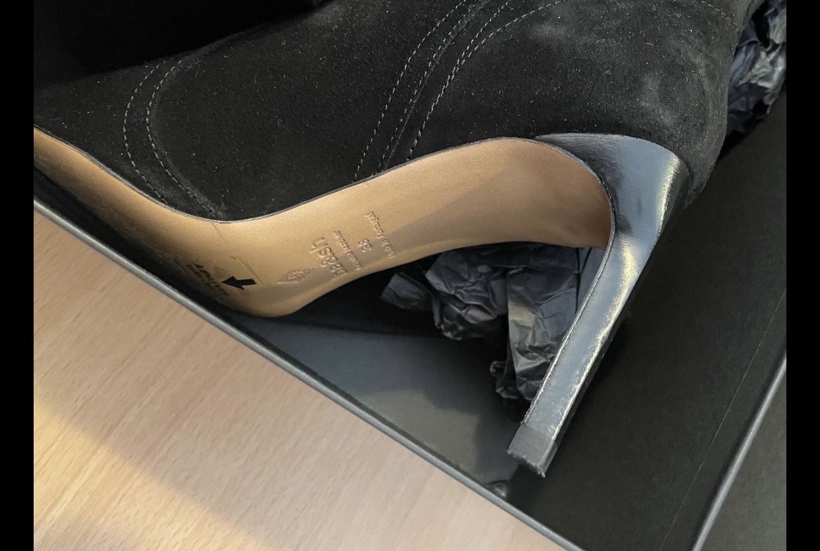 Ba&Sh Scarpe da donna: Black Suede Western Boots - Elegant Style - Size 38 – Nuovo (secondo la descrizione) da Bazenheid venduto da hat_96 1