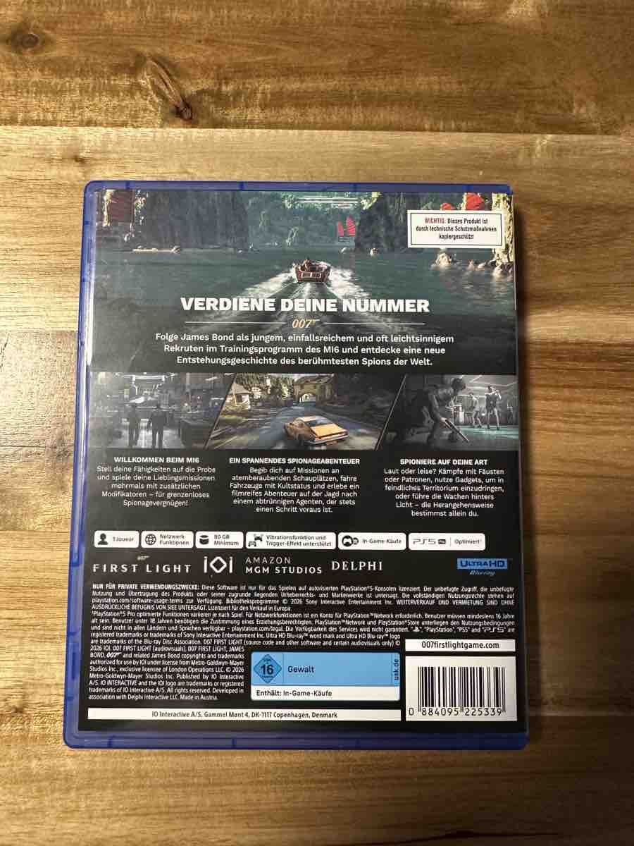 Sony Spiele: 007 First Light PS5 neuwertiger Zustand – Gebraucht aus Bischofszell von Jounes9922