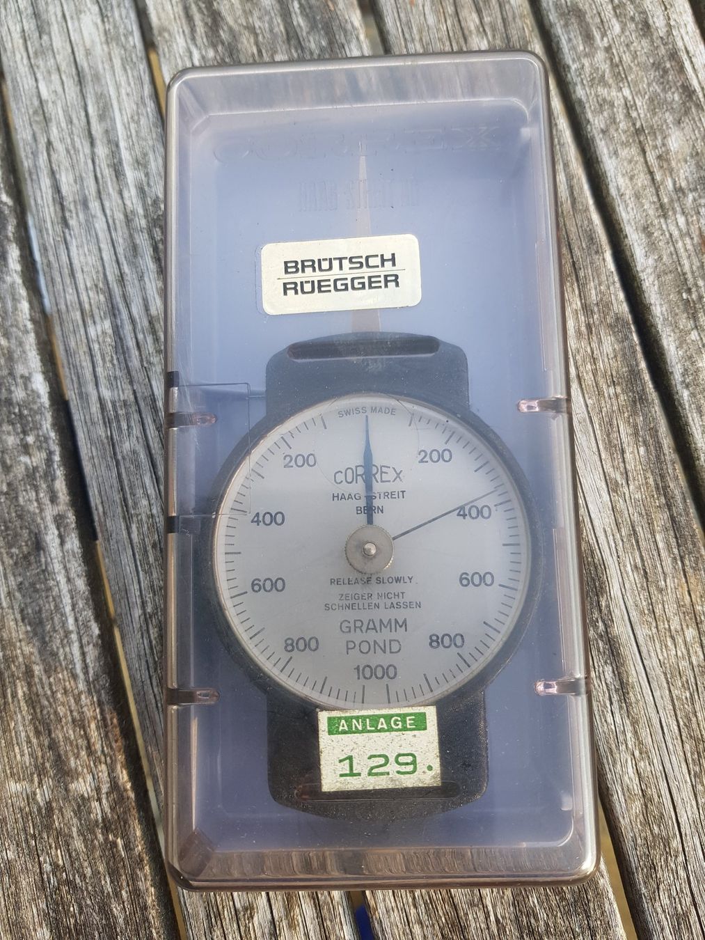 Messen: Messuhr / Messwage Correx mit Schleppzeiger +/- 1000g – Gebraucht aus Jona von dampfnuggi 1