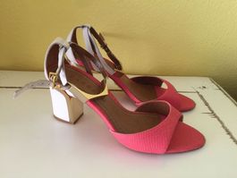 CARRANO Pumps/ Sandalen aus Leder NEU