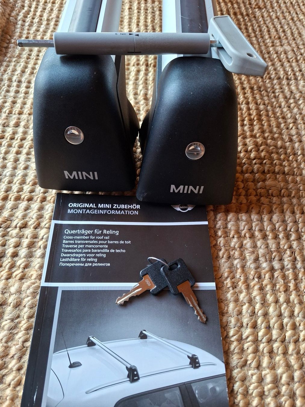 Portapacchi: Barre de toit R60 pour Mini Cooper – Usato da Chandon venduto da nat_5jtw