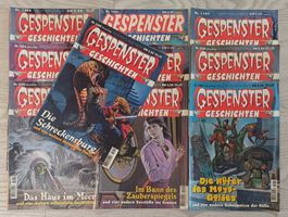 10 Stk. GESPENSTER GESCHICHTEN Comic