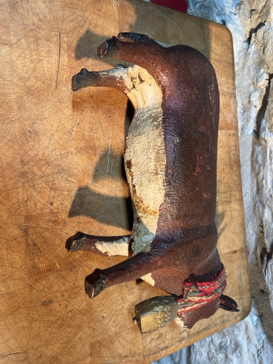 Statuette: Sehr alte Hand geschnitzte Kuh  – Usato da Brienz BE venduto da hey_z9vg 3