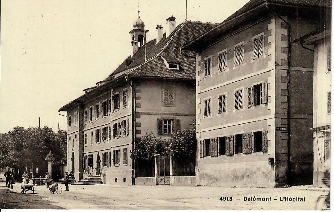 Cartoline postali: Delémont L`Hôpital – Usato da Hochdorf venduto da Ziegel-16